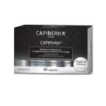 CAPIDERMA CAPIPHAN 60 CAPSULES VITAMINES ONGLES ET CHEVEUX